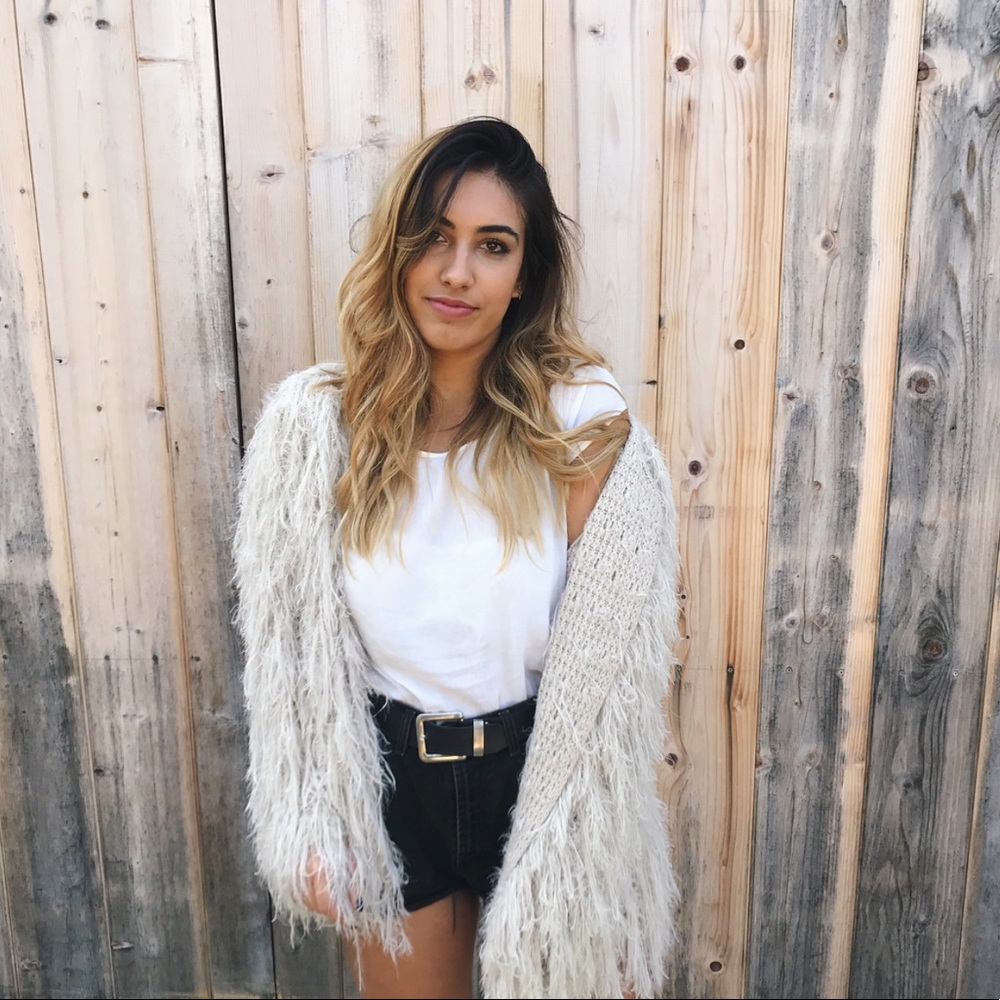 Shaggy Cream Jacket